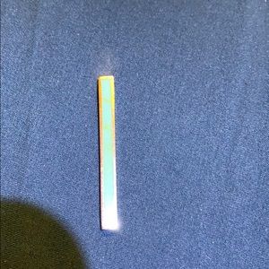 Sterling silver turquoise pendant. 2 in. drop.